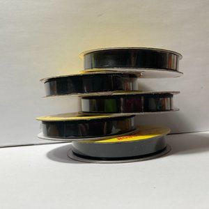 5 Coin Edge Ribbon Solid Black